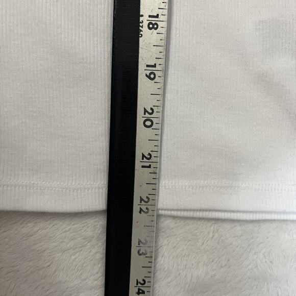 J. Crew Tank Top Womens XS White Sleeveless Ribbed Pullover Cotton Blend Casual - Picture 9 of 10